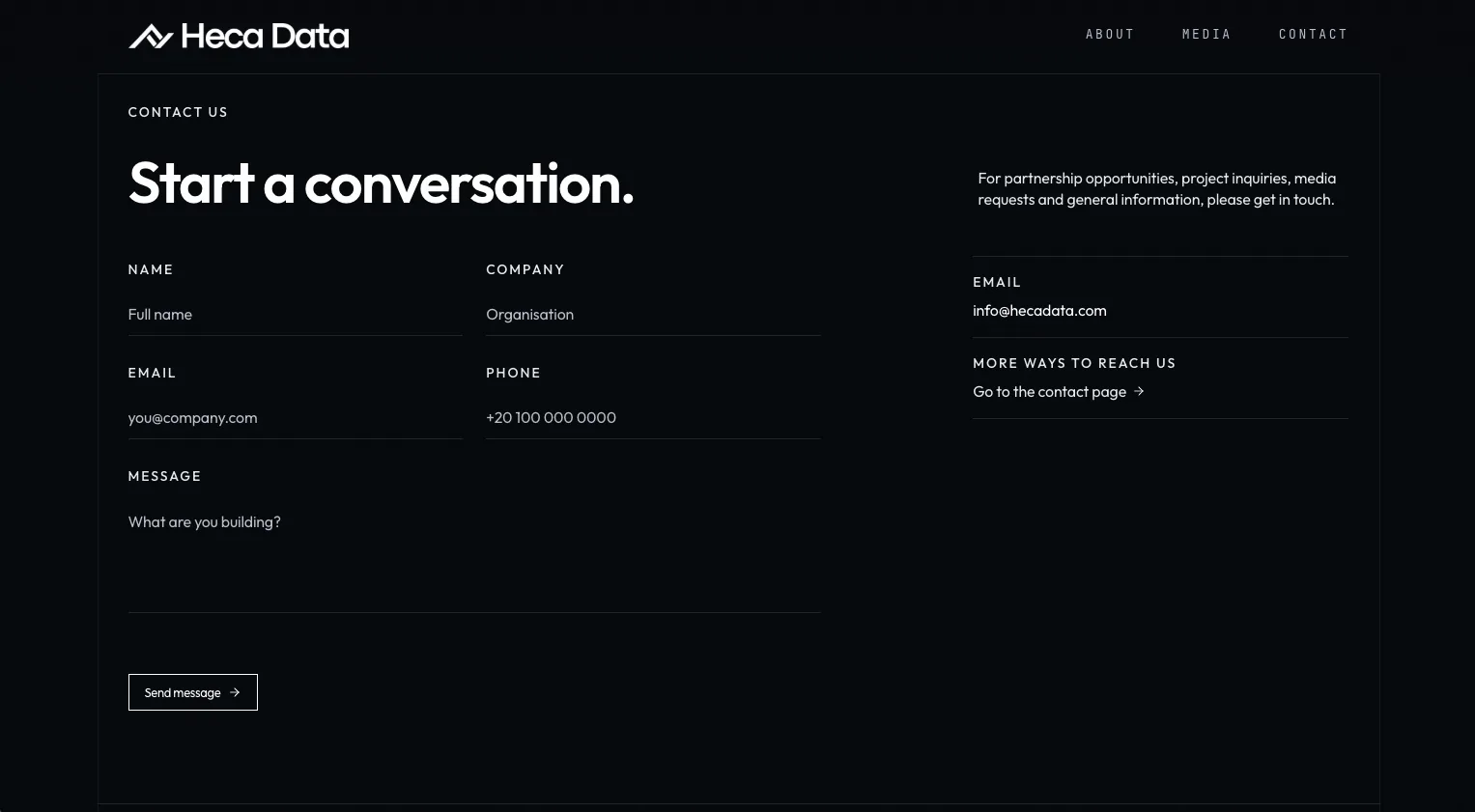 Heca Data interface detail 4